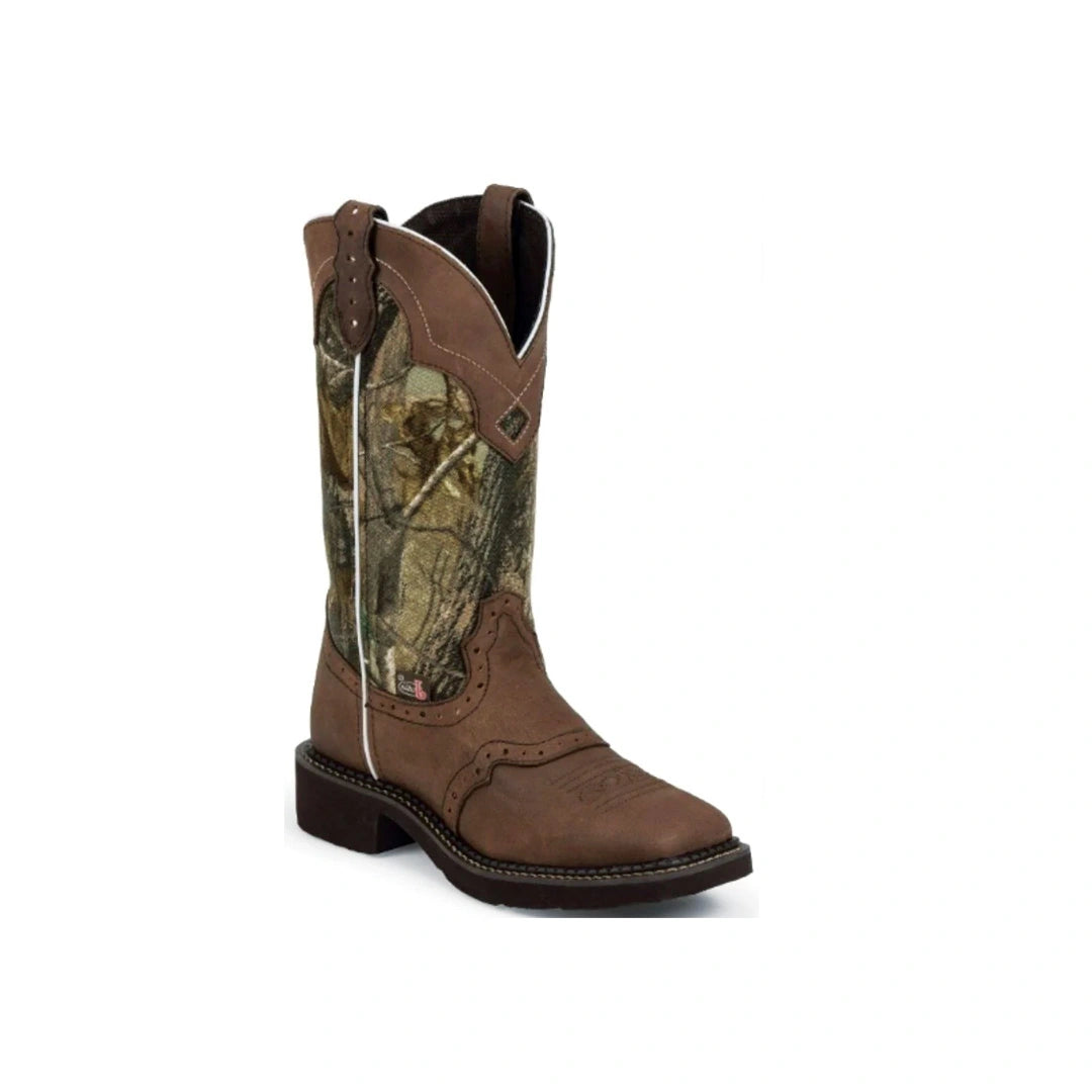 Justin Women's Cowgirl Boots Gypsy 12" RealTree Inset L9609
