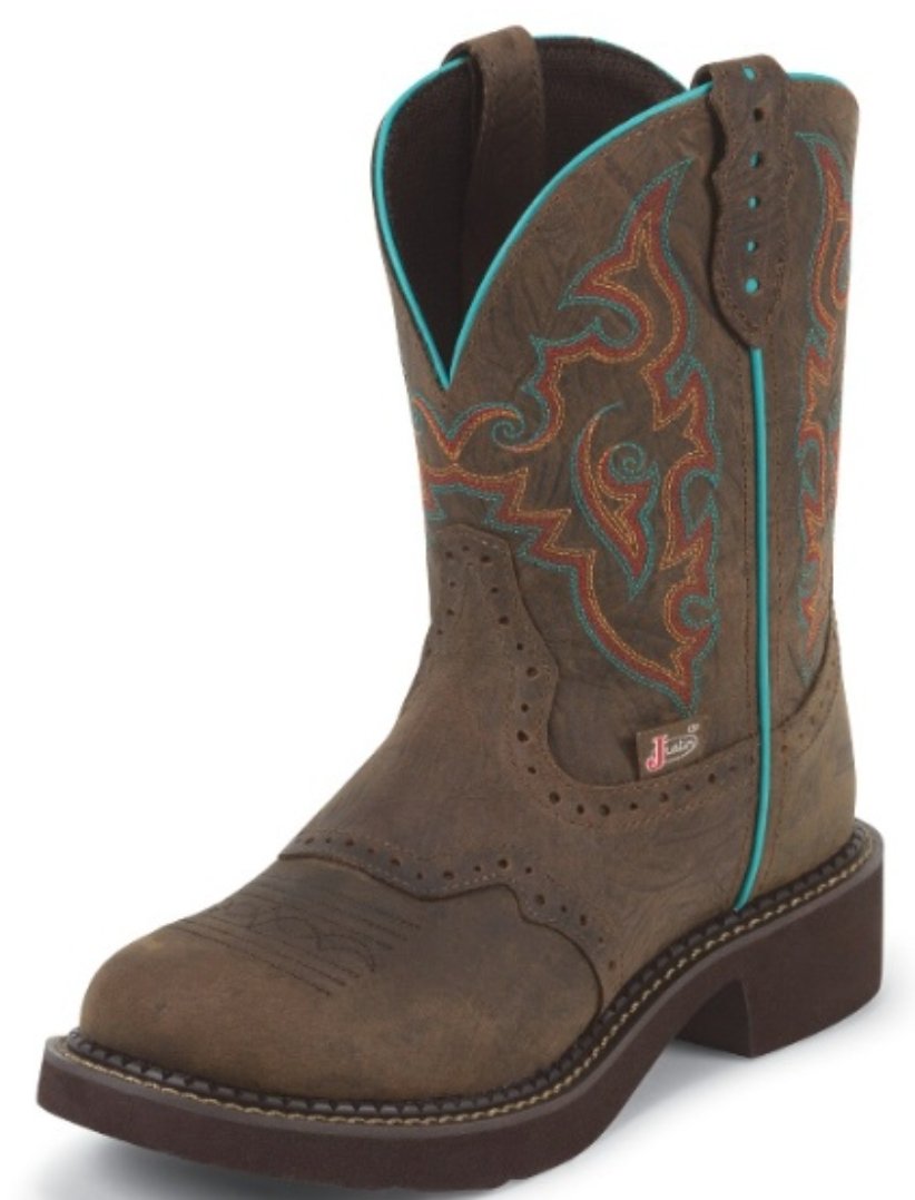 Justin Women's Cowgirl Boots Gypsy 8" Walking Heel L9607 - CLEARANCE