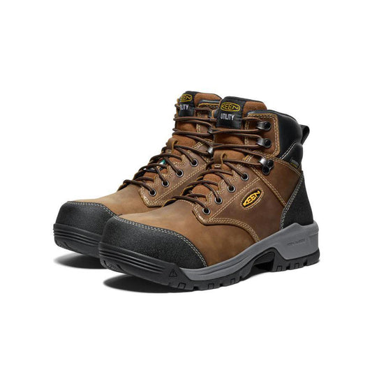 Keen Men's CSA Evanston 6" Waterproof Carbon Toe Workboot