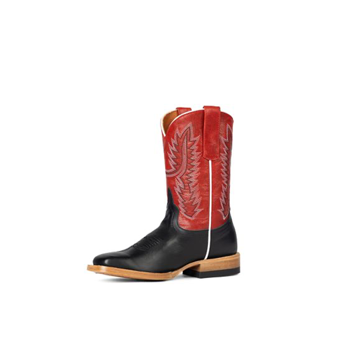 Kid's Horse Power Cowboy Boot Red w/ Black weis-western-wear