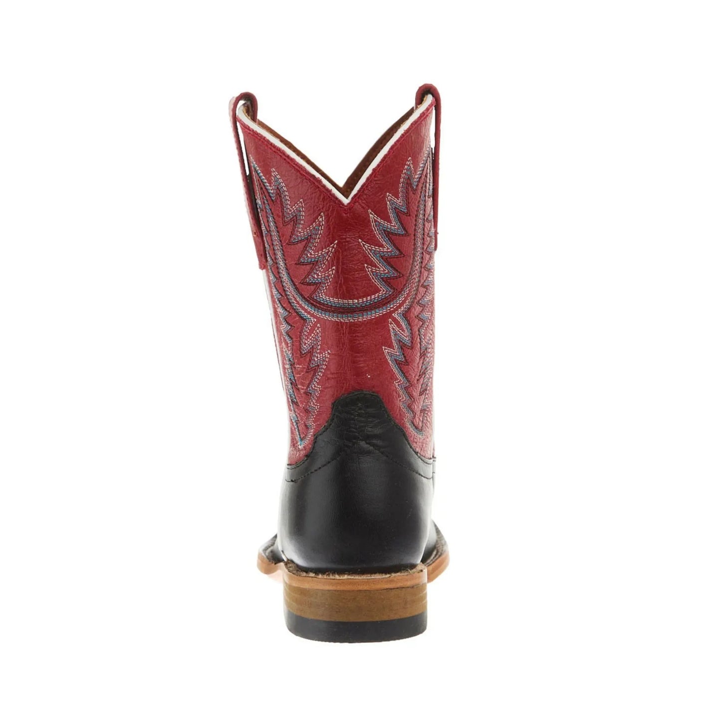 Kid's Horse Power Cowboy Boot Red w/ Black