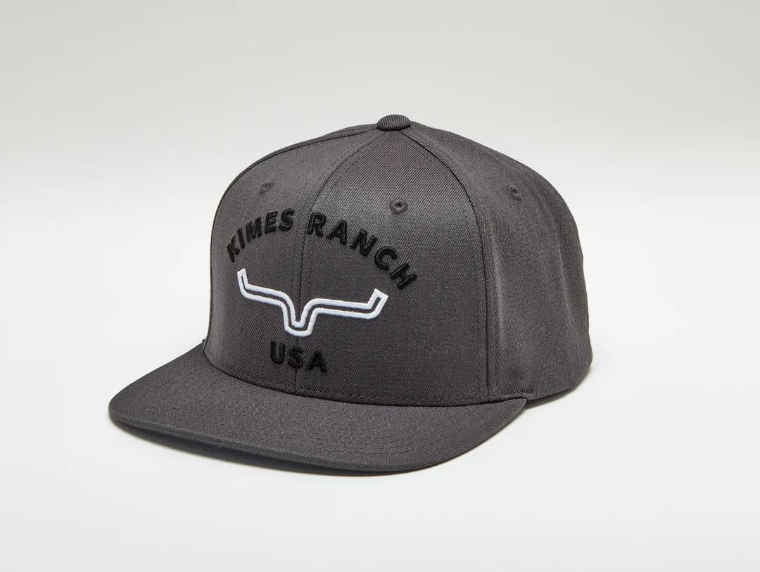 Kimes Ranch Drawing Kimes Ranch Cap Archer Trucker in Charcoal – Wei's Western Wear