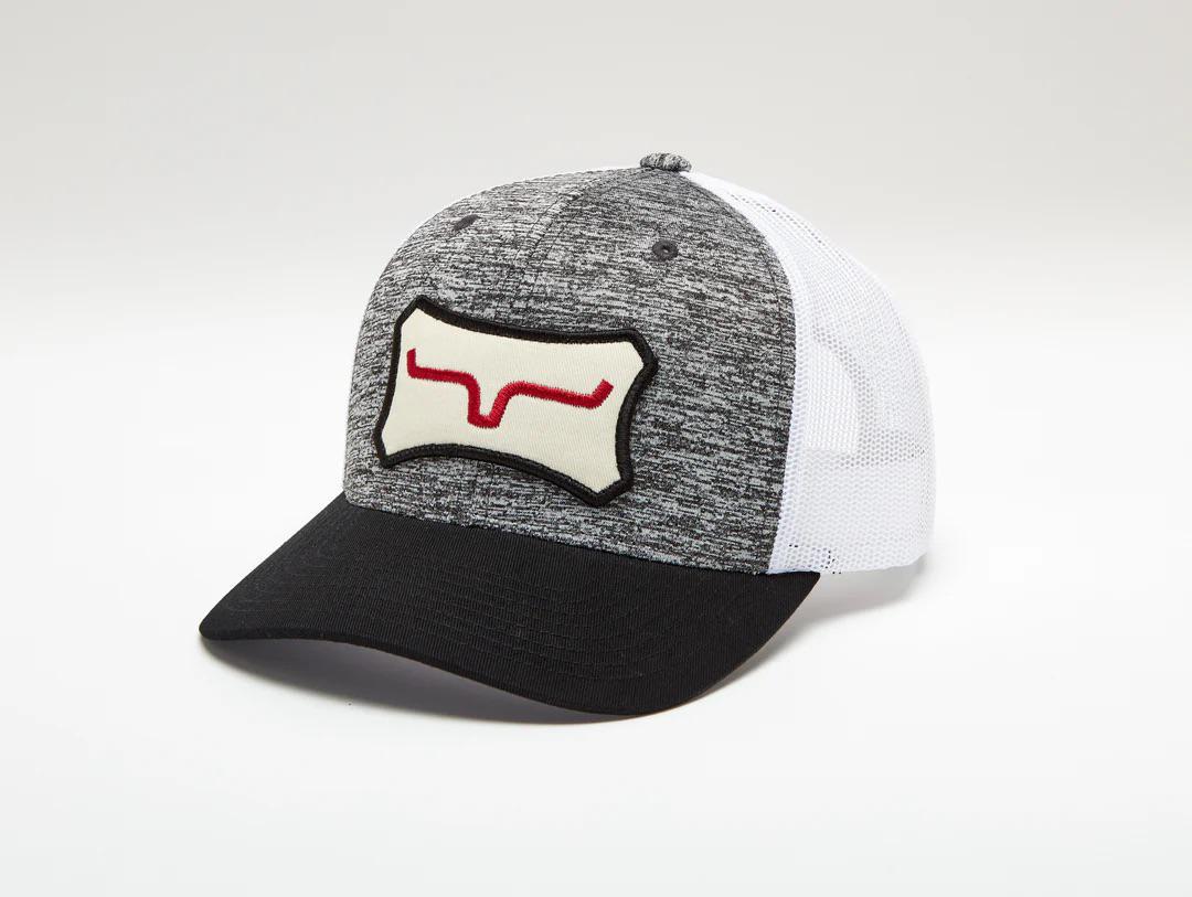 Kimes Ranch Cap Boneyard Trucker Hat In Heather Grey KRBC776