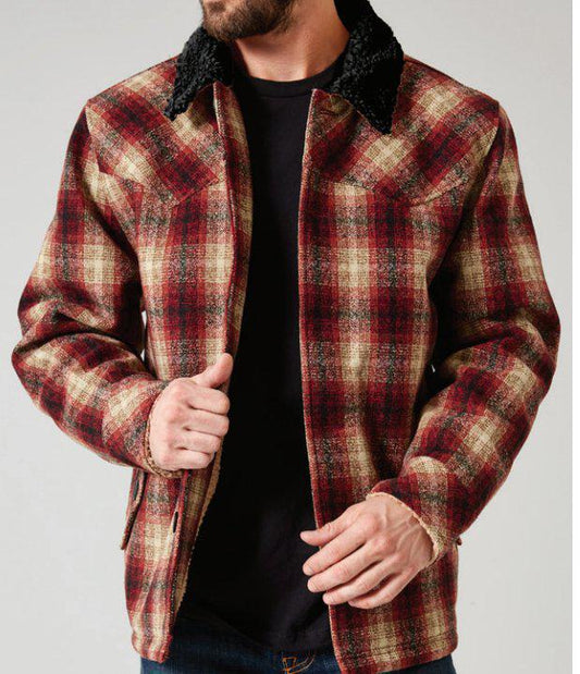 Kimes Ranch Men's Big Horn Jacket Dark Red