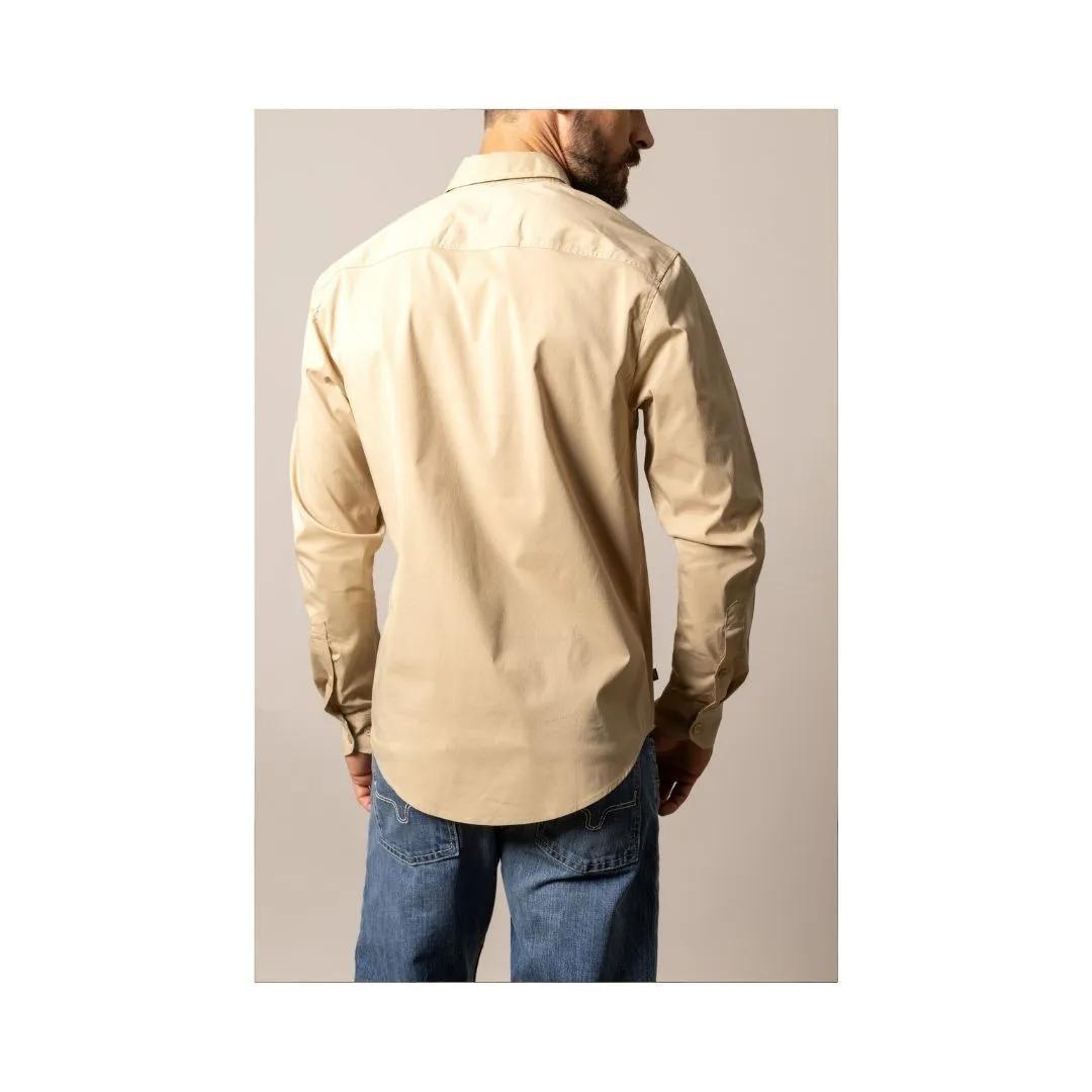 Kimes Ranch Men's KR Team Dress Shirt- Khaki weis-western-wear