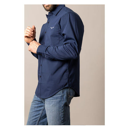 Kimes Ranch Men's KR Team Shirt Navy/Grey/Black weis-western-wear