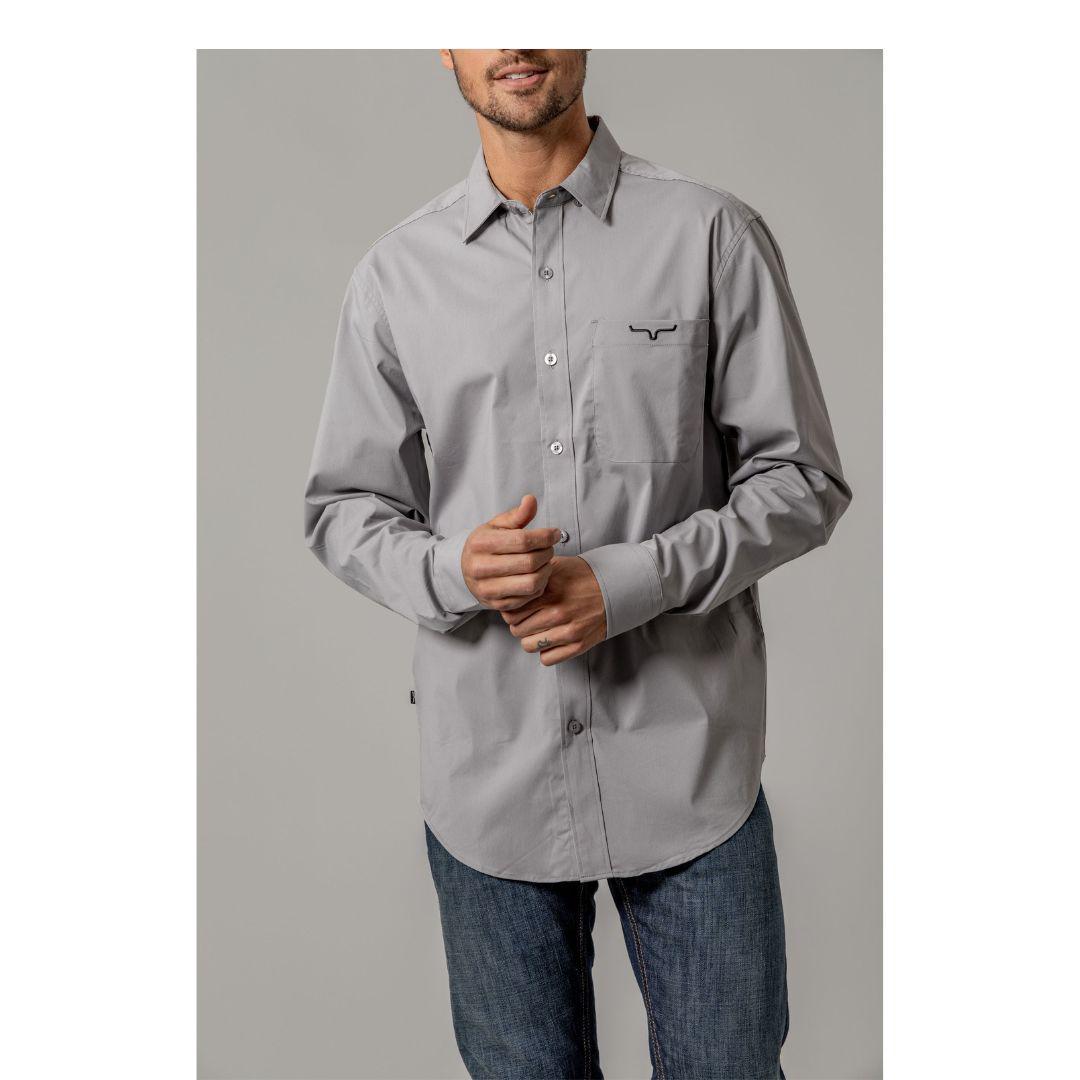 Kimes Ranch Men's KR Team Shirt Navy/Grey/Black weis-western-wear