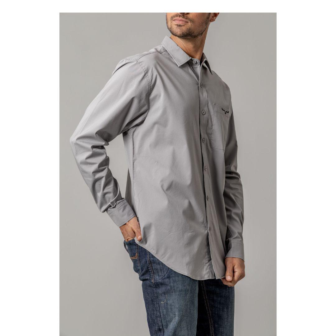 Kimes Ranch Men's KR Team Shirt Navy/Grey/Black weis-western-wear