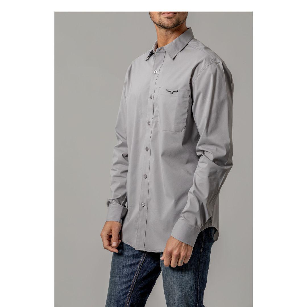 Kimes Ranch Men's KR Team Shirt Navy/Grey/Black weis-western-wear