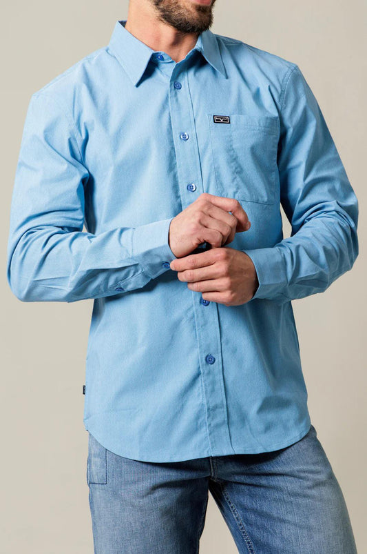 Kimes Ranch Men's Linville Long Sleeve Dress Shirt