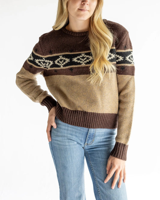 Kimes Ranch Women's Chama Crew Sweatshirt Brown