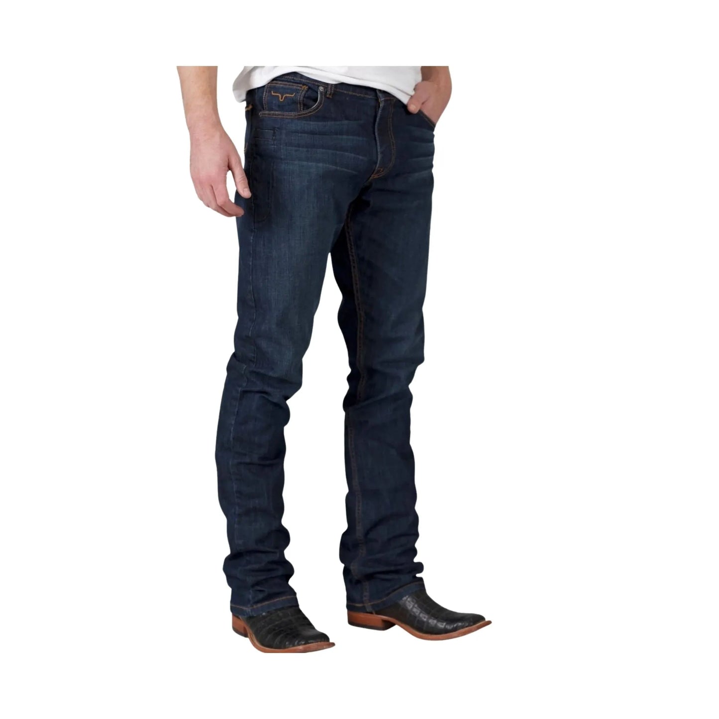 Kimes Ranch Men's Jeans Roger Low Rise, Slim Fit, Boot Cut