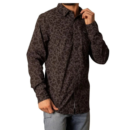 Kimes Ranch Men's Show Vines Long Sleeve Shirt with Snaps