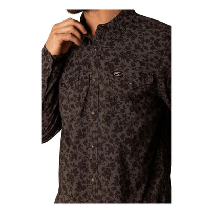 Kimes Ranch Men's Show Vines Long Sleeve Shirt with Snaps