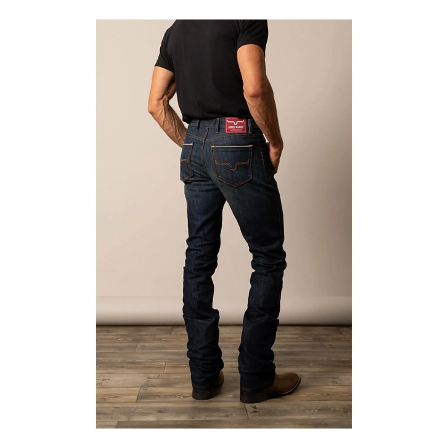 Kimes Ranch Men's Jeans Roger Low Rise, Slim Fit, Boot Cut