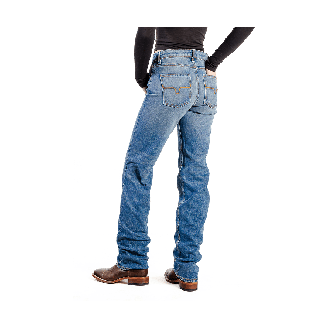 Kimes Ranch Mia mid wash high-rise boyfriend jean, women's