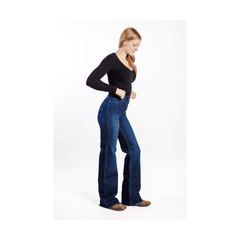 Kimes Ranch Olivia Wide Leg High-Rise Jean Dark Wash Women's - Kimes Ranch