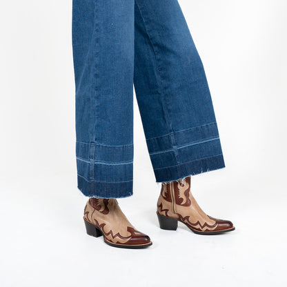 Wrangler Bespoke Wideleg Crop Jean High Rise Leanna