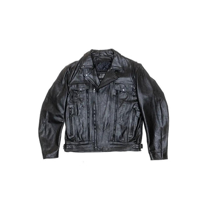 Leather King Men's "Rider's Edge" Vented Leather Jacket - Clearance
