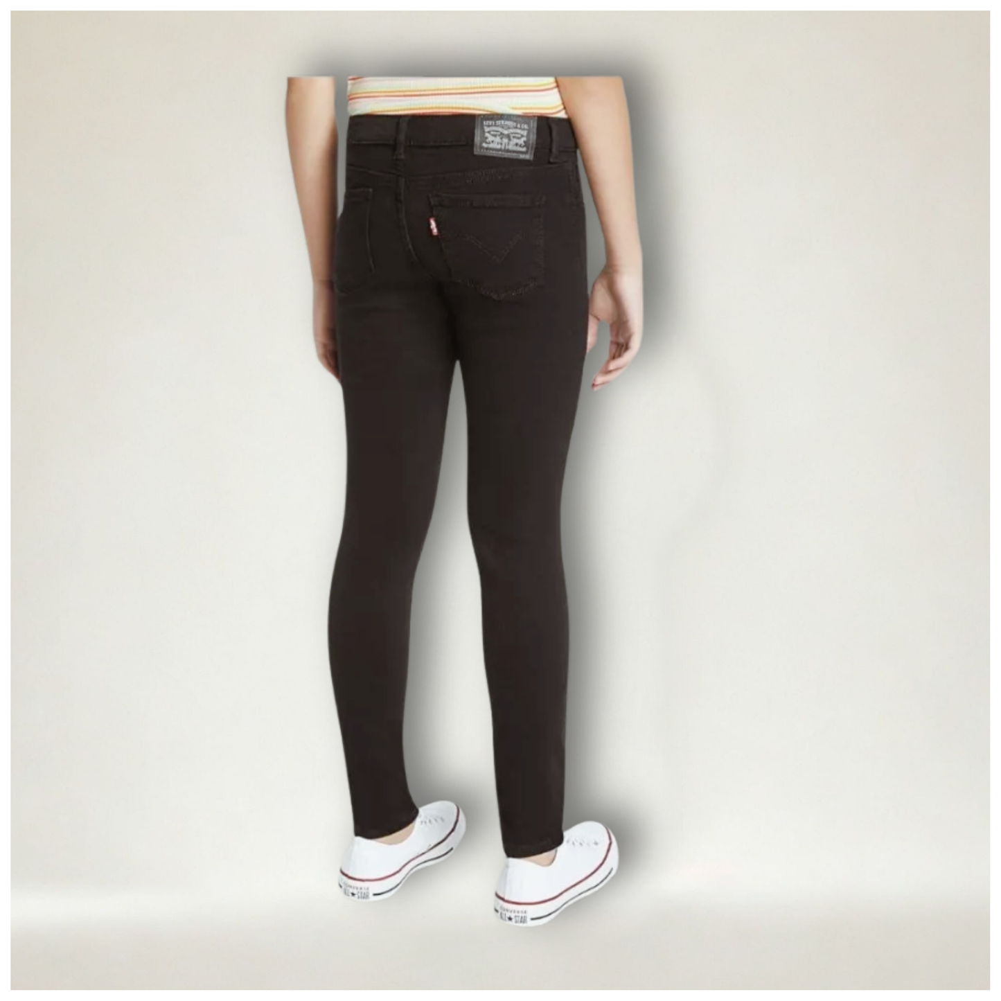 Levi’s Girl's Denim Legging Jean - Black