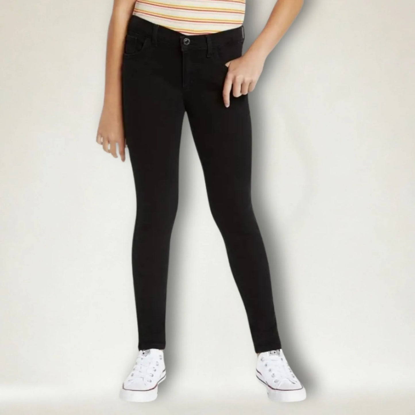 Levi’s Girl's Denim Legging Jean - Black