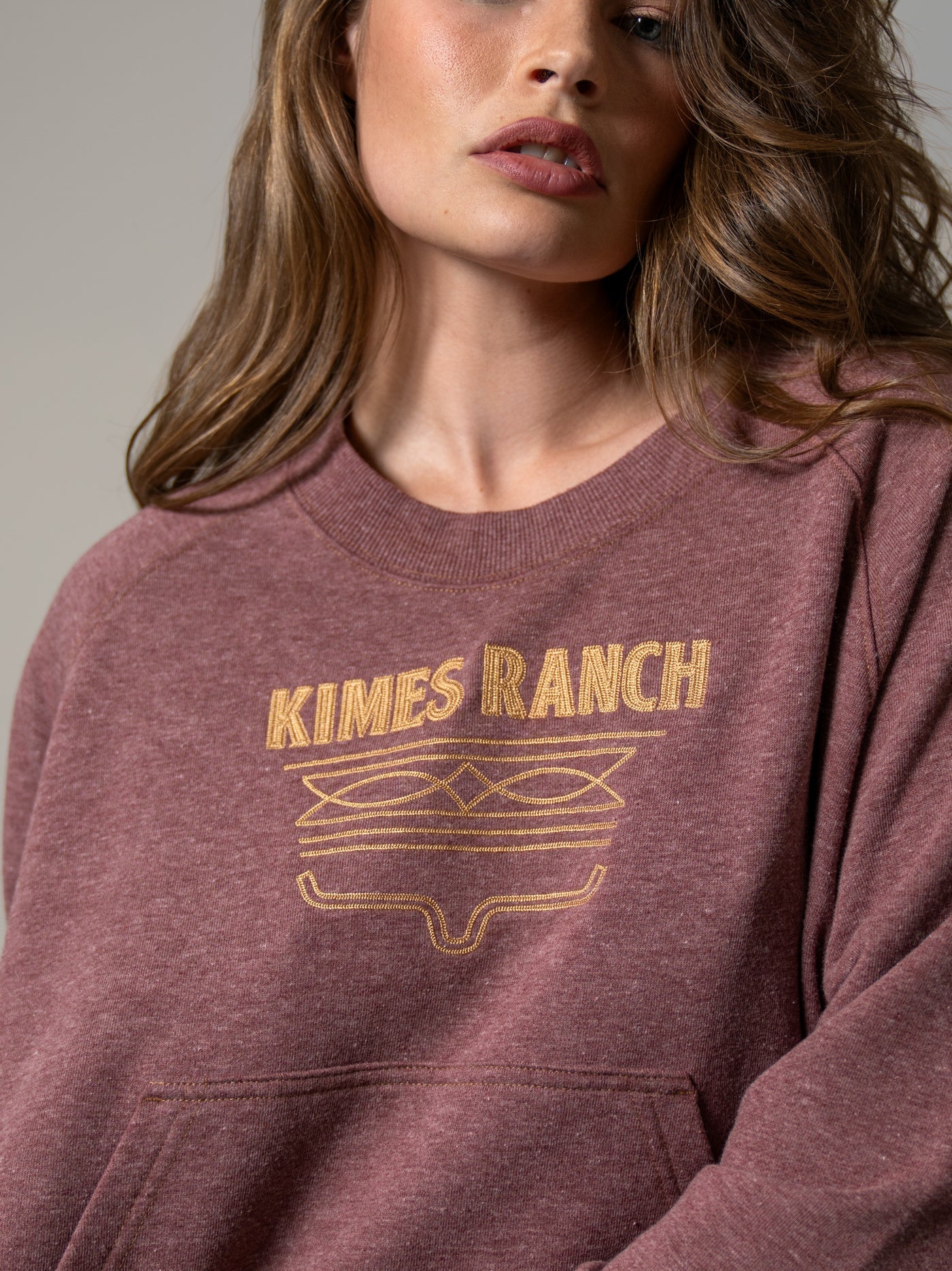 Kimes Ranch Lexie Crew Neck weis-western-wear