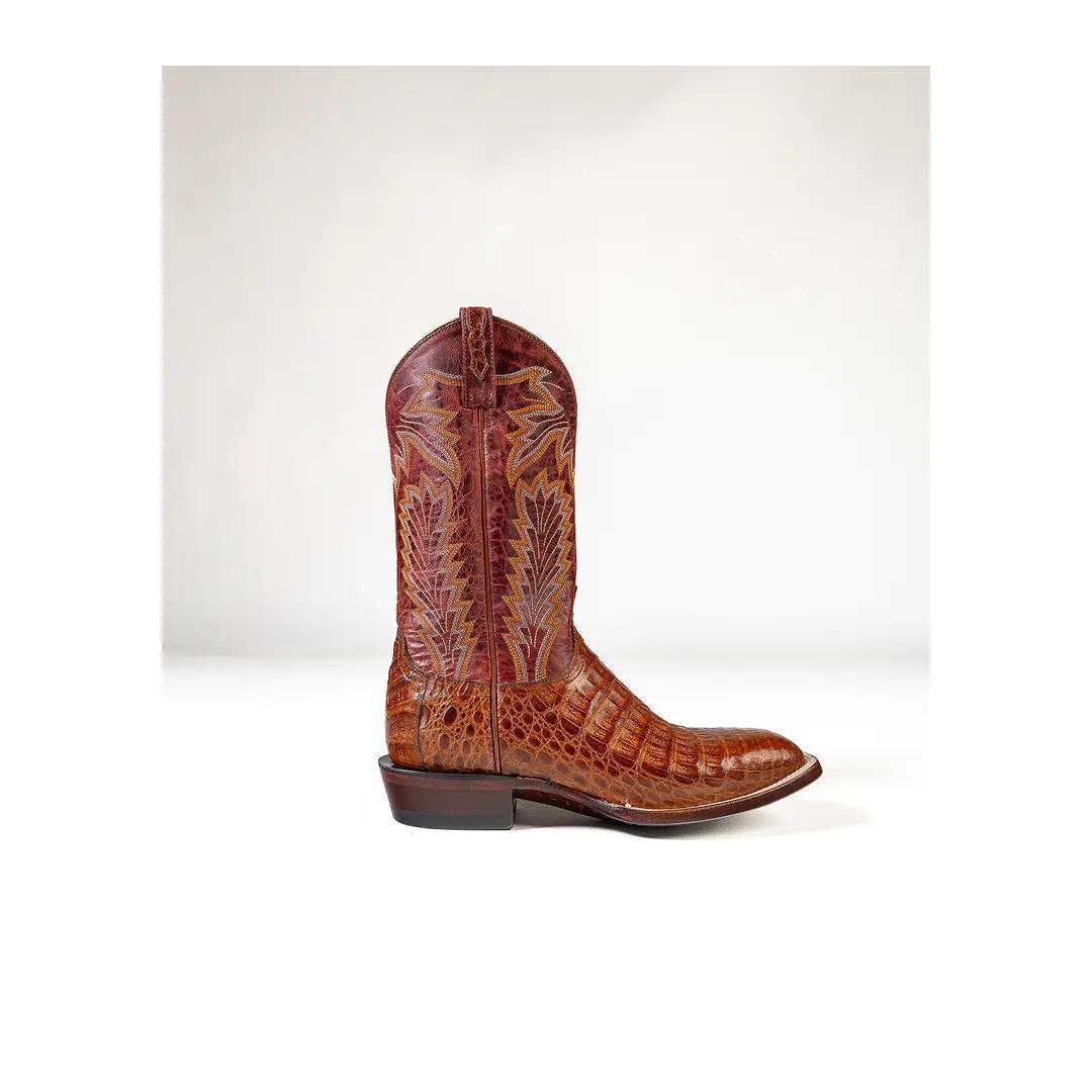 Lucchese Men's Caiman Belly Cowboy Boots Wyatt weis-western-wear