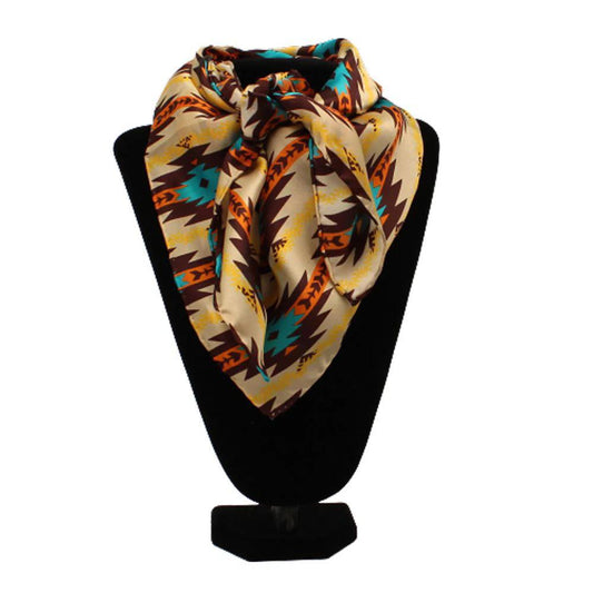 M&F Silk Scarf/Wild Rag Southwest Print 0909208