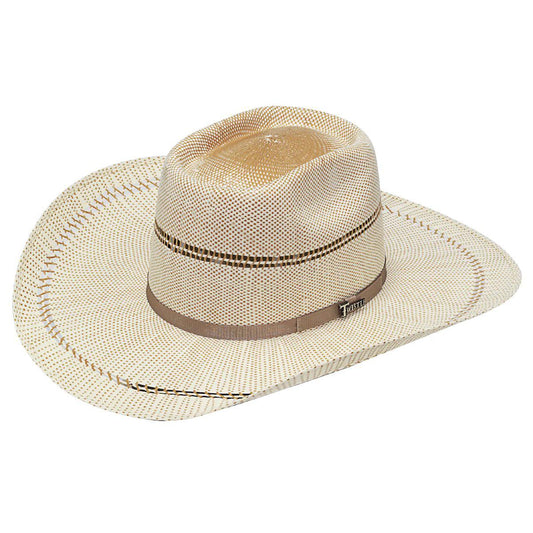 M&F Twister Bangora Natural Unisex Straw Hat T71225