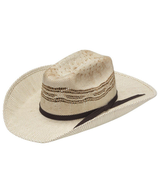 M&F Western Infant Alamo Straw Hat in Ivory and Tan