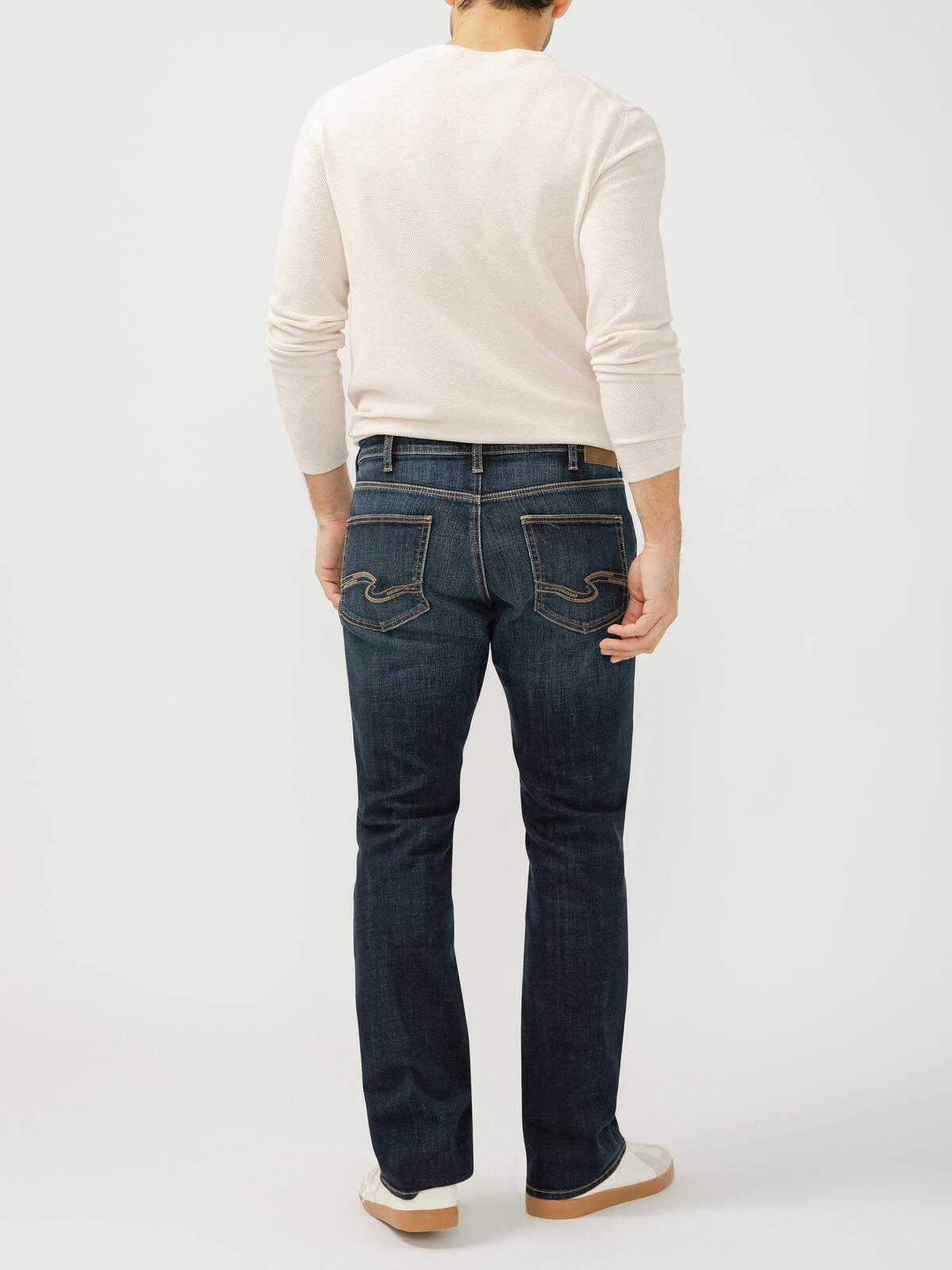 Silver Jeans Co Men's Jace Slim Fit Bootcut Jeans weis-western-wear