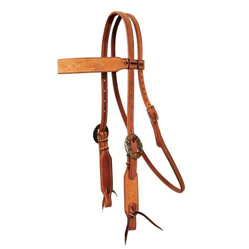 Professional's Choice Natural Roughout Gunslinger 5/8" Browband Headstall weis-western-wear