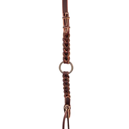 Professional's Choice Burgundy Bleeding Heart Ring Roping Rein weis-western-wear