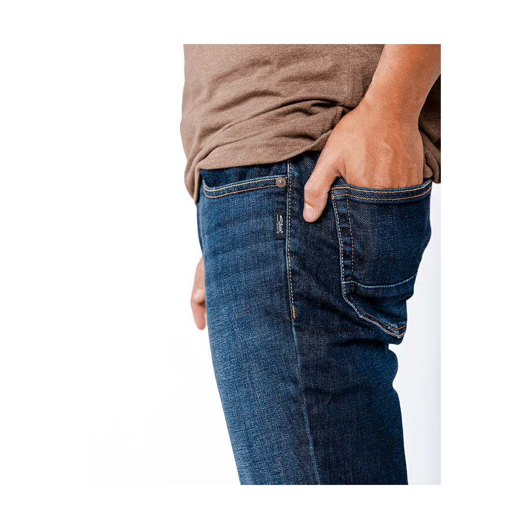 Silver Jeans Co Men's Machray Classic Fit Slim Straight Leg Jeans - Silver Jeans Co
