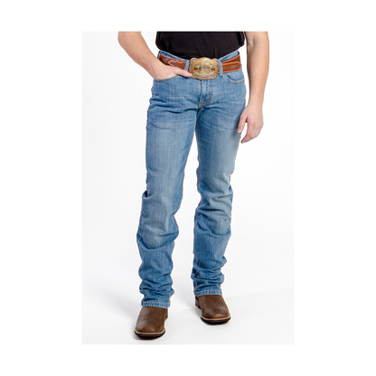 Cinch Men's Mid Rise Slim Boot Cut Jeans IAN