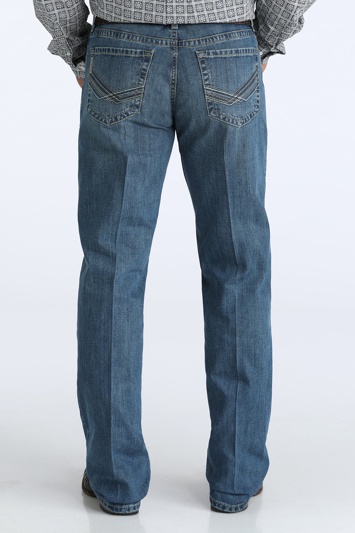 Cinch Men's Grant Jeans Relaxed Fit Medium Stone weis-western-wear