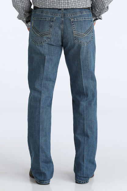 Cinch Men's Grant Jeans Relaxed Fit Medium Stone weis-western-wear
