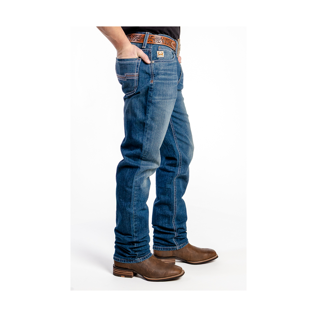 Cinch Men’s Jeans Jesse Slim Straight Leg Stretch Denim