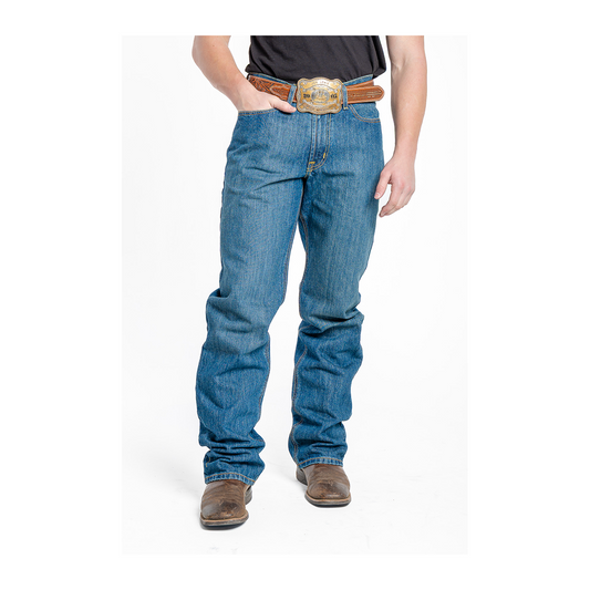 Cinch Men's Jeans White Label Mid Rise Relaxed Waist Straight Leg