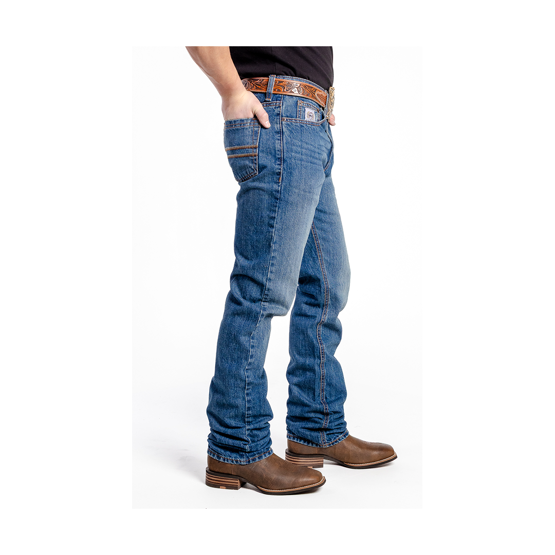 Cinch Men's Slim Fit Silver Label Medium Stone
