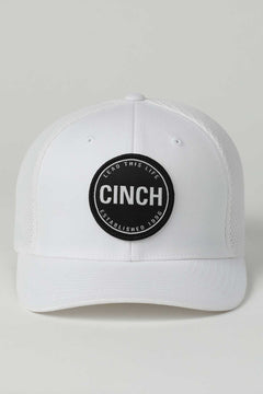 Cinch Men's White Flexfit Ball Cap - Cinch