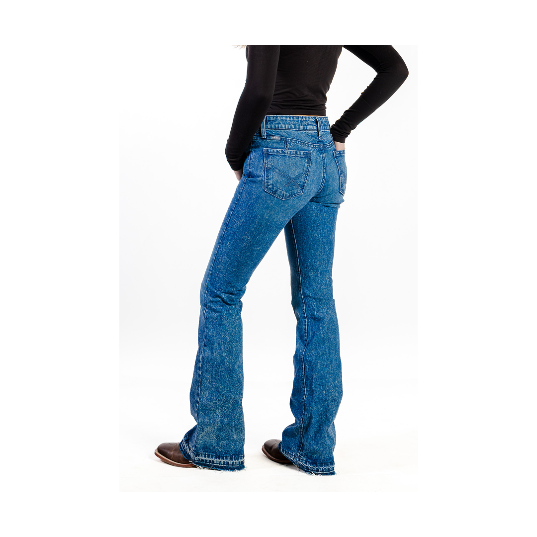Cinch Women's Lynden Light Stone Trouser Jean