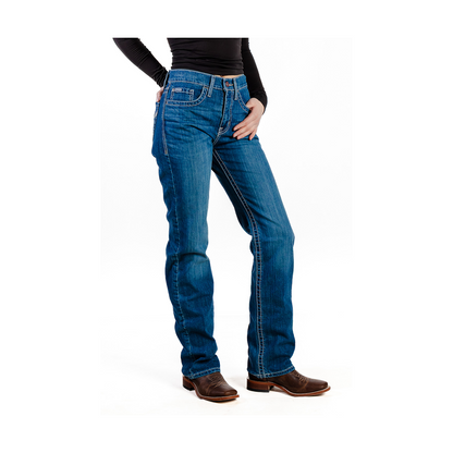 Cinch Womens Emerson Relaxed Fit Stonewash Jeans