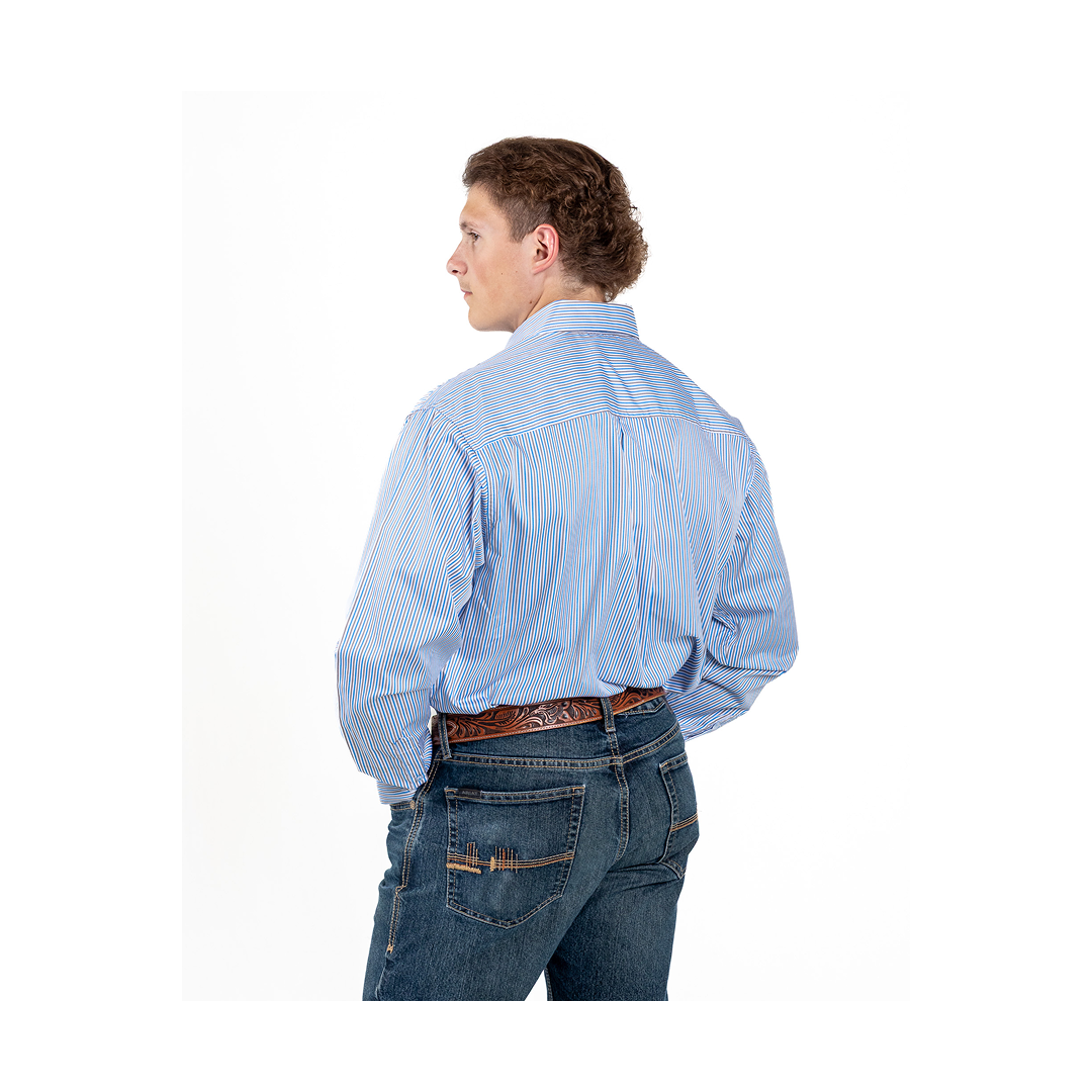 Cinch Men’s Shirt Casual Long Sleeve Tencel Button Up