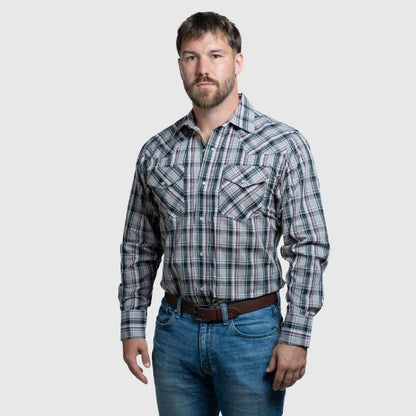 MWG Apparel Men's Long sleeves shirt - Khaki weis-western-wear