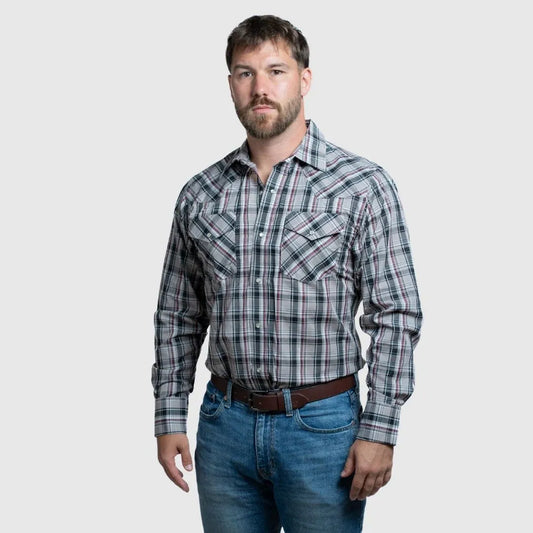 MWG Apparel Men's Long sleeves shirt - Khaki weis-western-wear