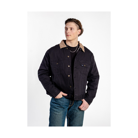 MWG Storm Rider Men's Jean Jacket Lined Black