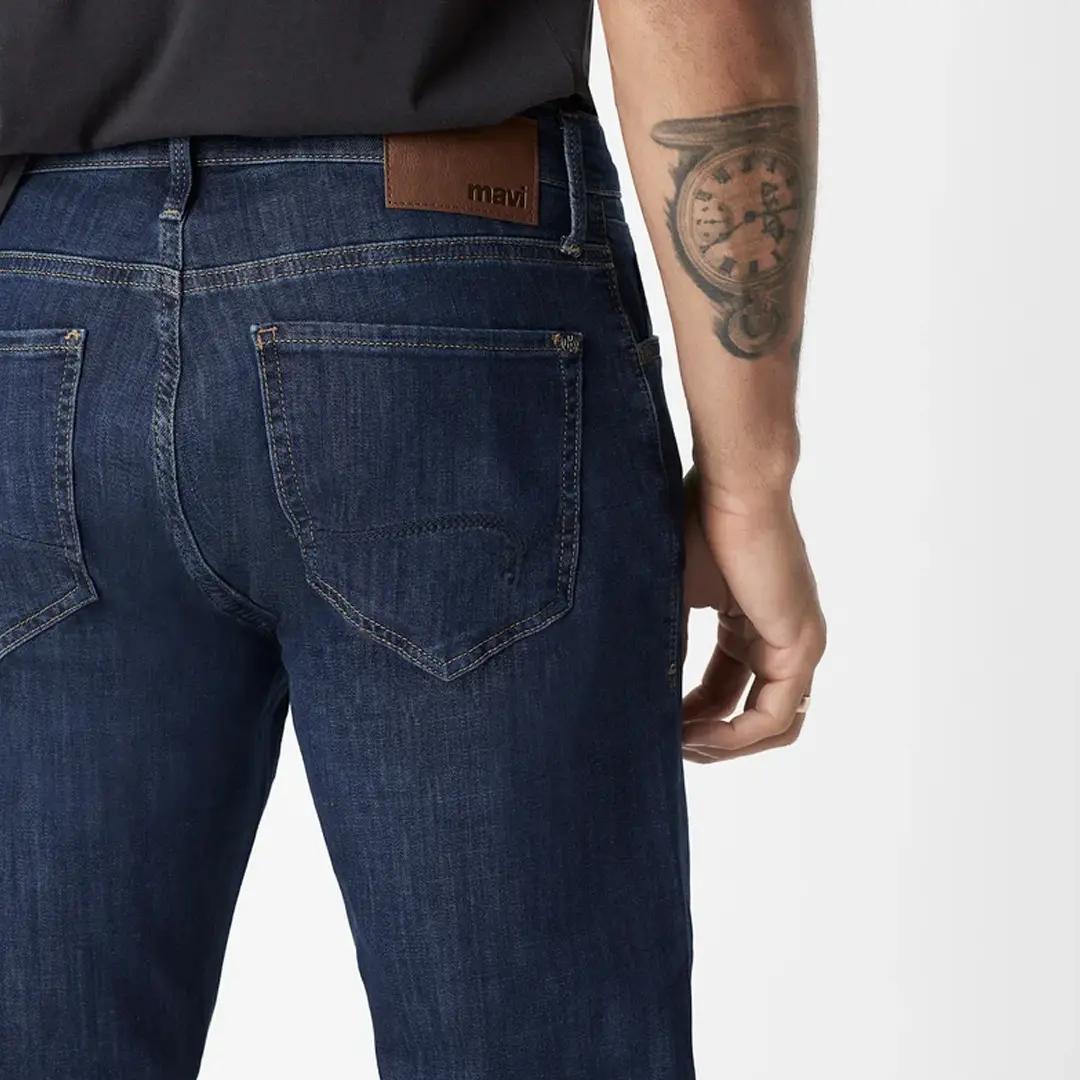 Mavi Men's Zach Straight Leg Jeans Dark Portland Wash Jeans - Clearance