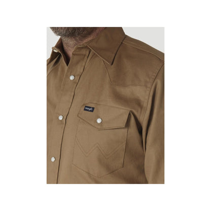 Mens Authentic Cowboy Cut Work Shirt - Rawhide weis-western-wear