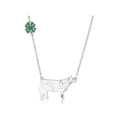 Montana Silversmiths 4-H Steer Showman Necklace